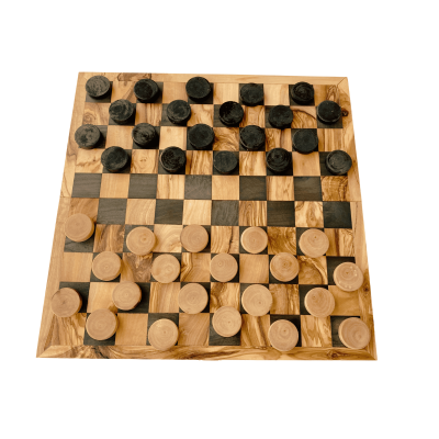 Échecs Prestige en bois d'olivier