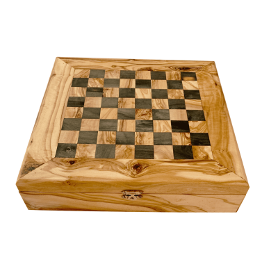 Échecs Prestige en bois d'olivier