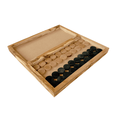 Échecs Prestige en bois d'olivier